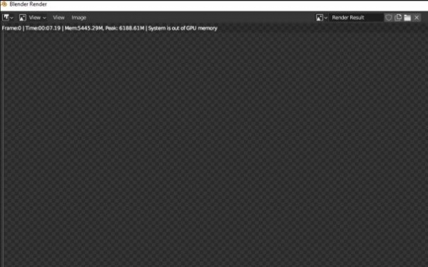 Как исправить ошибку «System is out of GPU memory» в Blender