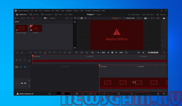 Как исправить ошибку «Media Offline» в DaVinci Resolve?